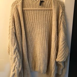 chunky warm sweater cardigan
